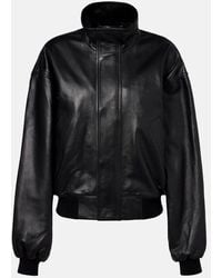 Balenciaga - Blouson Aus Leder - Lyst