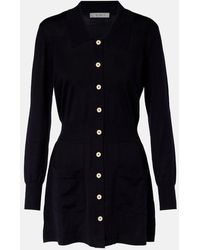 FRAME - Wool Polo Dress - Lyst