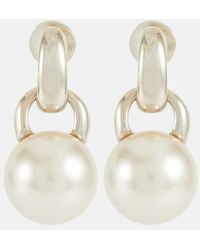 Sophie Buhai - Everyday Sterling Silver And Crystal Pearl Drop Earrings - Lyst