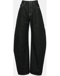 Alaïa - High-Rise Jeans - Lyst