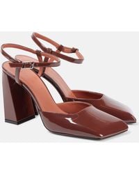 AMINA MUADDI - Charlotte 95 Patent Leather Pumps - Lyst