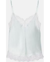 Poupette - Zely Lace-Trimmed Camisole - Lyst