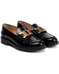 Tod's Catena Classic Leather Loafers - Black