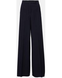 Max Mara - Osol Wool-Blend Wide-Leg Pants - Lyst