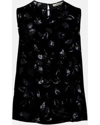 Asceno - Trento Devore Velvet Top - Lyst