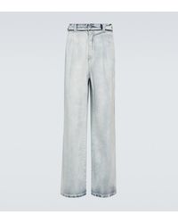 Maison Margiela - High-Rise Wide-Leg Jeans - Lyst