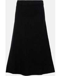 Jil Sander - A-Line Midi Skirt - Lyst