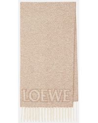 Loewe - Alpaca And Wool-Blend Scarf - Lyst