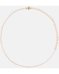 Sophie Bille Brahe - Petite Peggy 14kt Gold And Pearl Necklace - Lyst