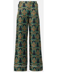 La DoubleJ - Herald Silk Pajama Pants - Lyst