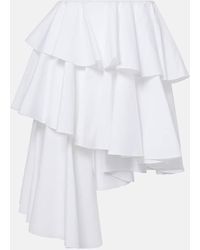 Alaïa - Minigonna Spiral A Pieghe - Lyst