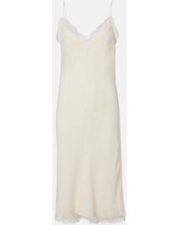 Rohe - Lace-Trimmed Slip Dress - Lyst