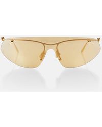 Bottega Veneta - Knot Shield Sunglasses - Lyst