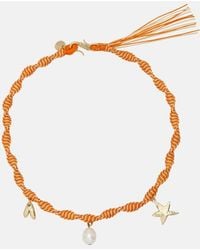 ALÉMAIS - Calypso Macrame Charm Necklace - Lyst