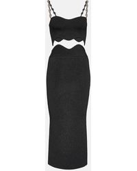 Galvan London - Marina Wave Crop Top And Midi Skirt Set - Lyst