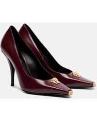 Versace - La Medusa 105 Leather Pumps - Lyst
