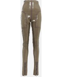 Rick Owens - Dirt Waist Sequin Embellished leggings - Lyst