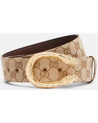 Gucci - Dionysus Gg Canvas Belt - Lyst