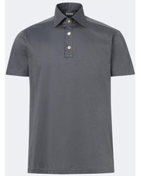 Kiton - Polohemd Aus Baumwoll-Jersey - Lyst
