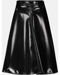 Moncler Genius - 2 Moncler 1952 Faux Leather Midi Skirt - Lyst