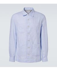 Brunello Cucinelli - Linen And Cotton-Blend Shirt - Lyst