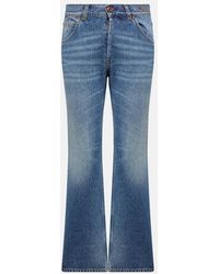 Chloé - Jeans rectos de tiro alto - Lyst