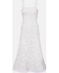 Carolina Herrera - Abito Midi - Lyst