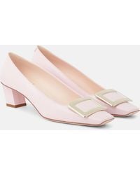 Roger Vivier - Belle Vivier 45 Leather Pumps - Lyst