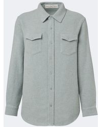 God's True Cashmere - Cashmere Shirt With Emeralds - Lyst
