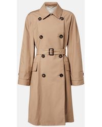 Max Mara - Alessio Cotton-Blend Gabardine Trench Coat - Lyst