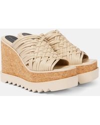 Stella McCartney - Wedge-Sandalen Sneak-Elyse - Lyst