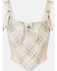 Vivienne Westwood - Puppy Tartan Cotton-Blend Top - Lyst