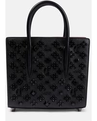 Christian Louboutin - Paloma Mini Embellished Leather Tote Bag - Lyst