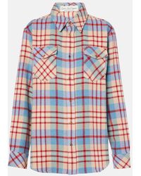 God's True Cashmere - Al's Run Plaid Cashmere Shirt - Lyst