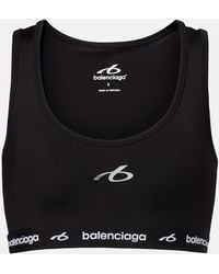 Balenciaga - Logo Sports Bra - Lyst