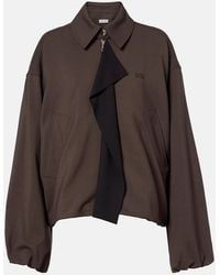 Loewe - Double L Paneled Blouson Jacket - Lyst
