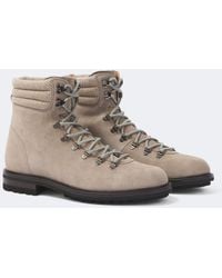 Kiton - Suede Lace-Up Boots - Lyst