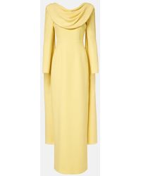 Emilia Wickstead - Zaira Draped Crepe Gown - Lyst