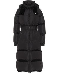 Moncler Manteau matelassé Tiam à capuche - Noir