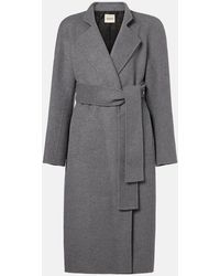 KHAITE - Deena Wool Wrap Coat - Lyst
