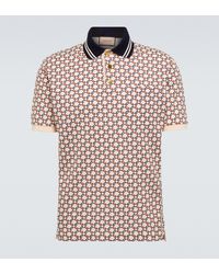 Gucci GG Stretch-cotton Polo Shirt - Multicolour
