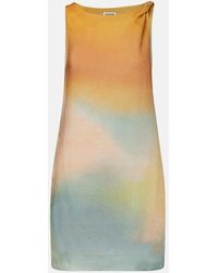 STAUD - Minikleid Boa Aus Leinen - Lyst