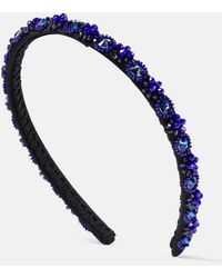 Erdem - Embellished Silk Headband - Lyst