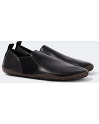 Lemaire - Vibram Leather Slip-On Shoes - Lyst