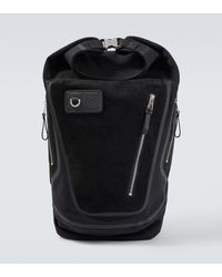 Loewe - Flex Canvas And Suede Backpack - Lyst