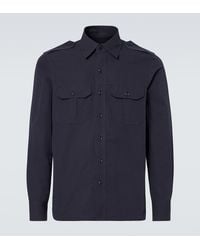 Tom Ford - Sobrecamisa De Algodon Y Seda - Lyst