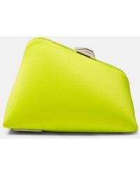 The Attico - Midnight Satin Clutch - Lyst
