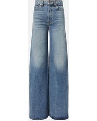 KHAITE - Dane Wide-Leg Jeans - Lyst