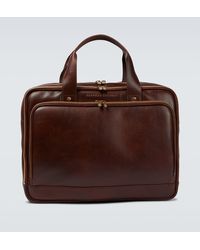 Brunello Cucinelli - Leather Briefcase - Lyst