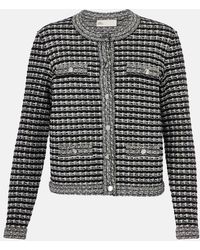 Tory Burch - Jacquard Kendra Cardigan - Lyst